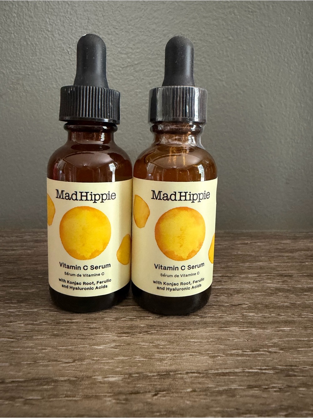 Mad Hippie Vitamin C Serum — 2 Bottles Brightening Facial Oil-Serum